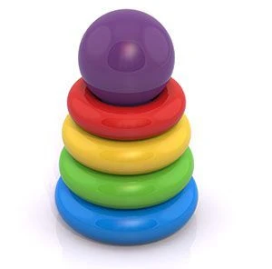 Mini Stacking Toy Pyramid for Kids