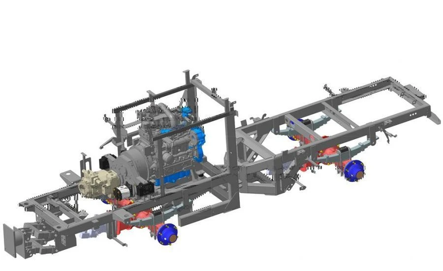 ترانسميسيون UKM-2500M للآلات الثقيلة