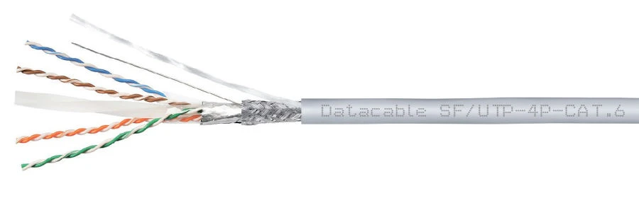كابل اتصال متزامن لأنظمة النقل الرقمية Datacable فئة 6 SF/UTP
