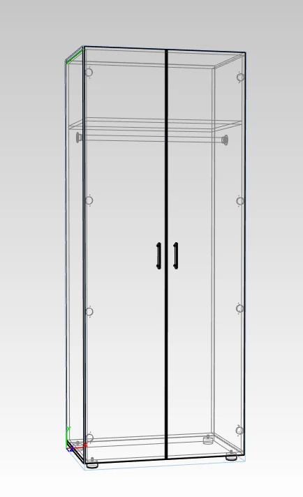 Closed Wardrobe for Clothing