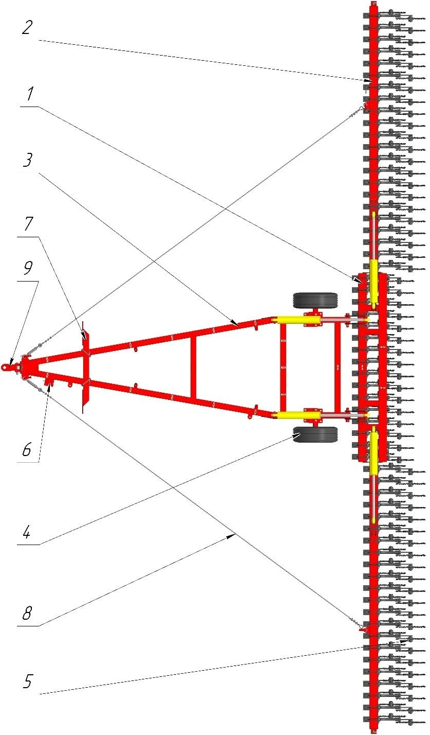 Rotary Harrow BMR-17 for Inter-row Cultivation