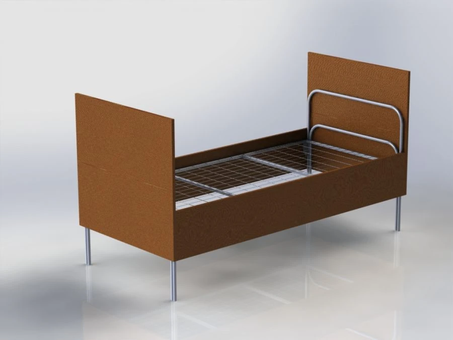 Custom Metal Frame Bed for Home Use