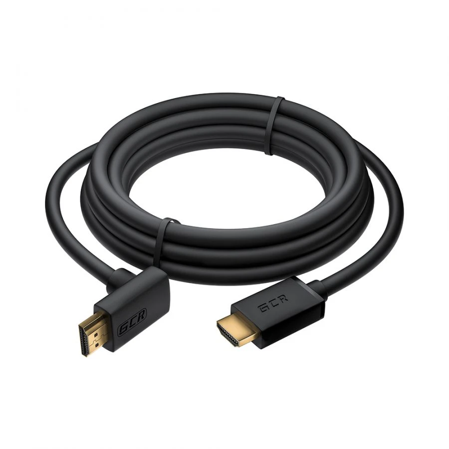 High-Quality HDMI Cable v2.0 with Angled Connector, Model GCR-HMAC4