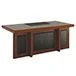 Harvard Desk with Inserts - Solid Wood, MDF, and Particleboard