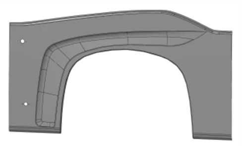 Front Left Arch Panel for Vehicles 5299-401-5402502