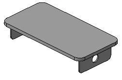 Edge Closure Plug 80*30 for Post Protection