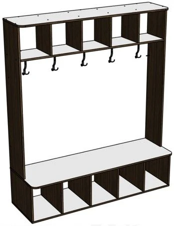 Student Storage System with Bench TU 31.01.11-001-05065033-2021