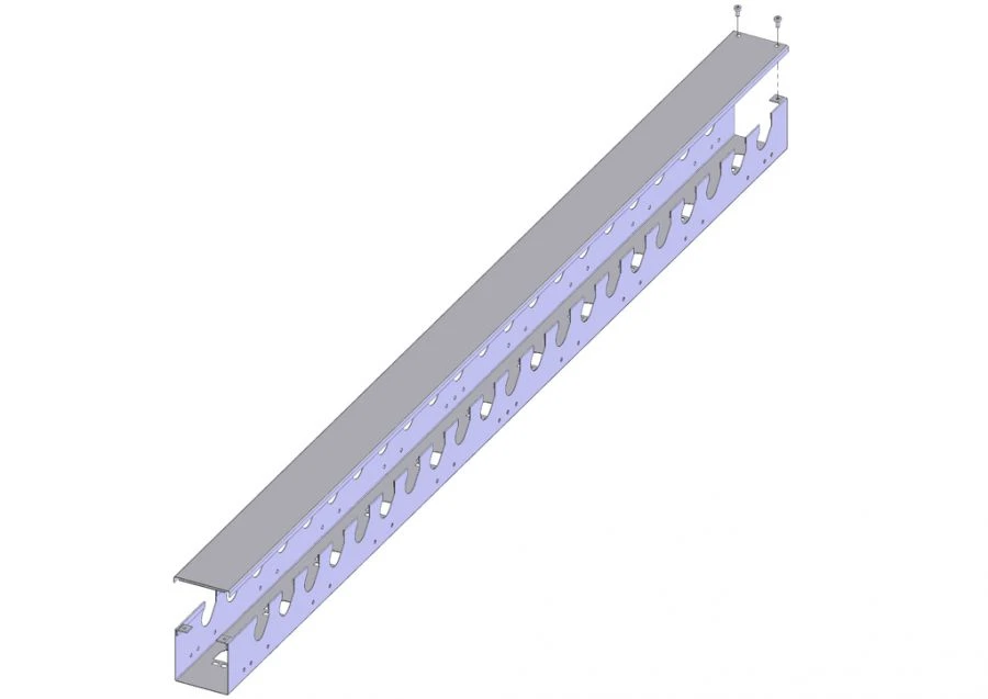 Vertical Cable Organizer for Racks - REC-VP45