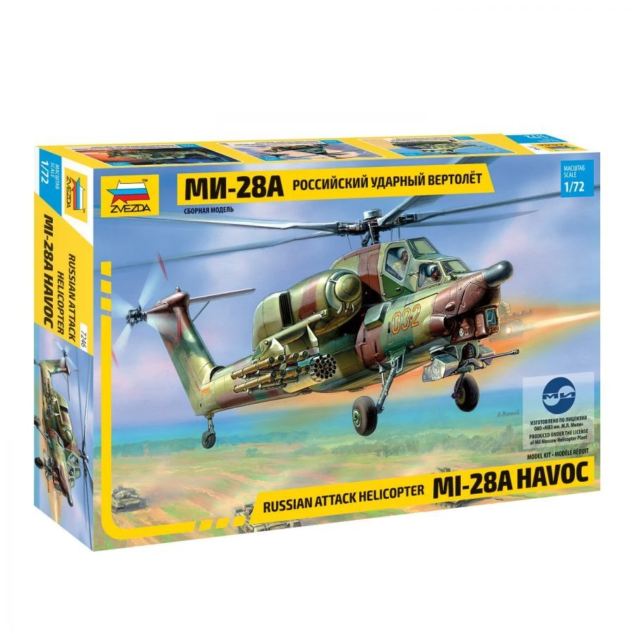 Russian Mi-28A Attack Helicopter Model Kit