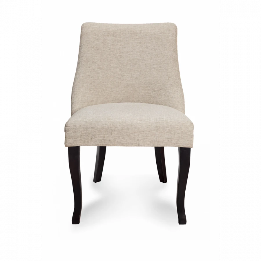 Elegant Marin Chair with Soft Seat and Curved Back