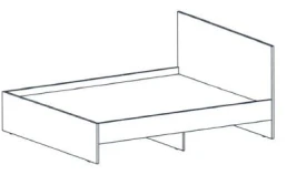 Comfortable Adult Bed by Alliance-S