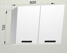 Wall-Mounted Storage Cabinet 800x720