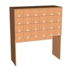 24-Cell Filing Cabinet for Organized Storage