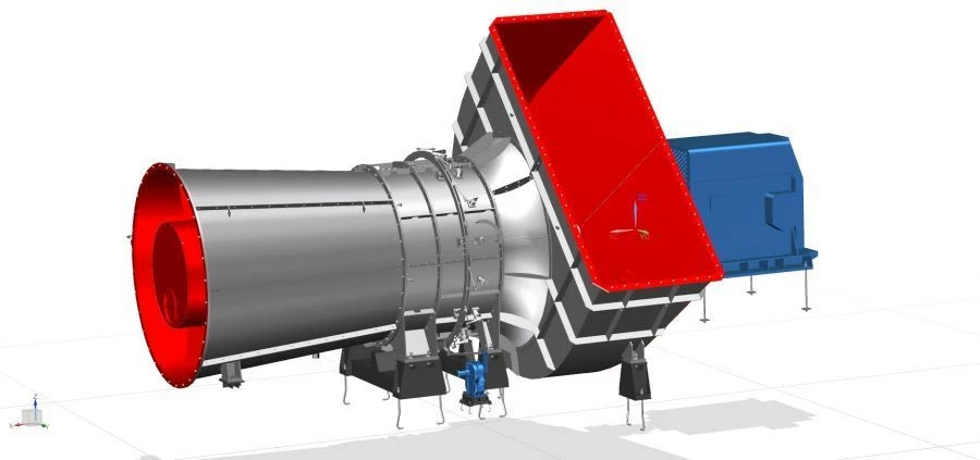 Fan of axial type VO