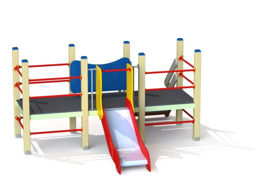 حظيرة لعب مع زلاجة، ارتفاع 700 ملم، نموذج DIO 5.022