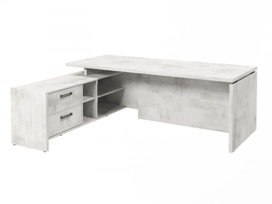 Executive Desk with Support Column and MDF Legs