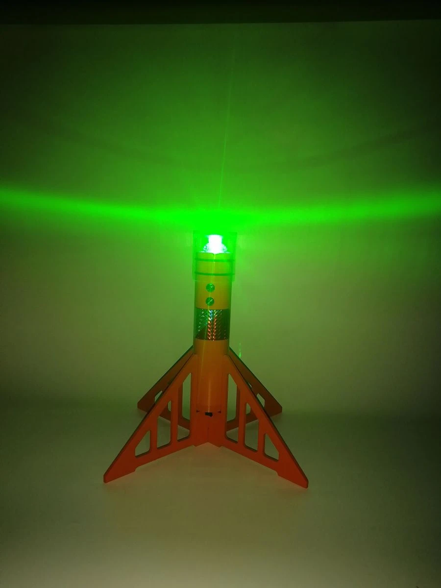 Portable Battery-Powered Fire Signal Light