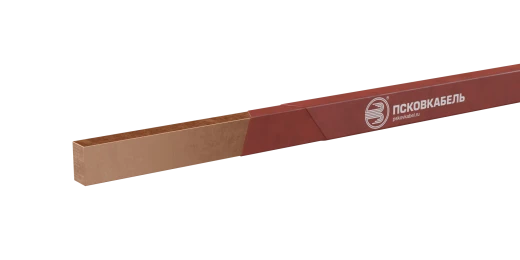 Copper rectangular wire with fiberglass insulation, PSD-1 model