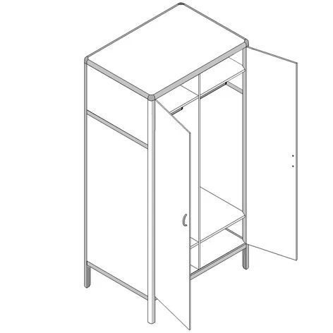 Clothing and Linen Cabinet MA-O