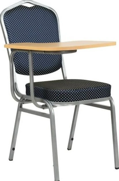 كرسي تاج بإطار معدني مع طاولة كتابة 20 مم