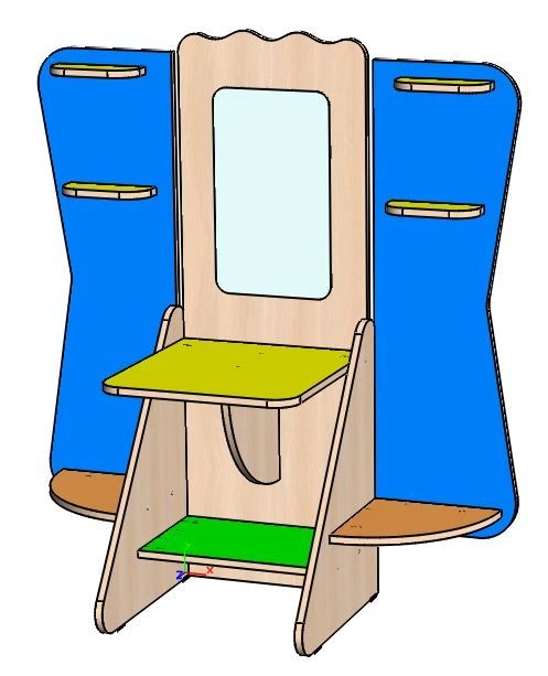 Didactic Corner Table for Art Education, Model: ССтоДи-04