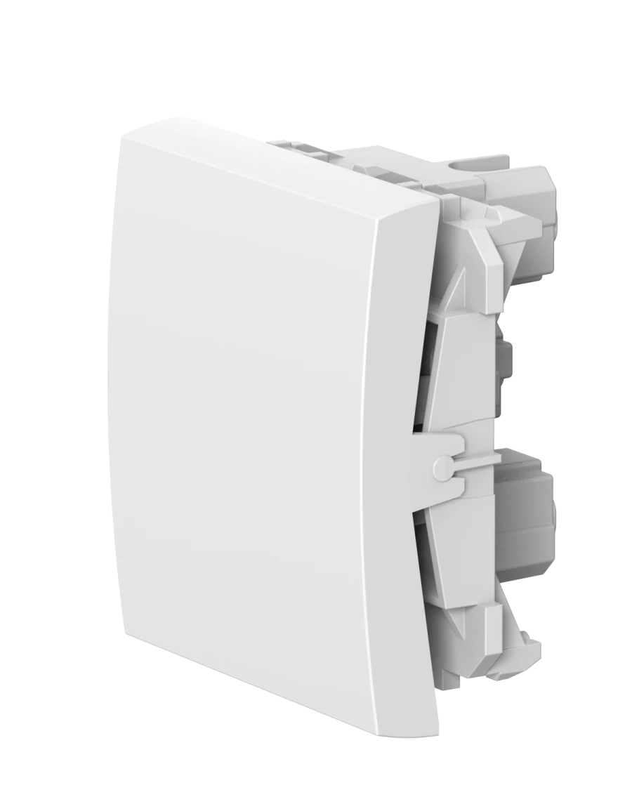 Caduceus Aling Mode Cross Switch 10A 250V 2M White, Art. 658.0