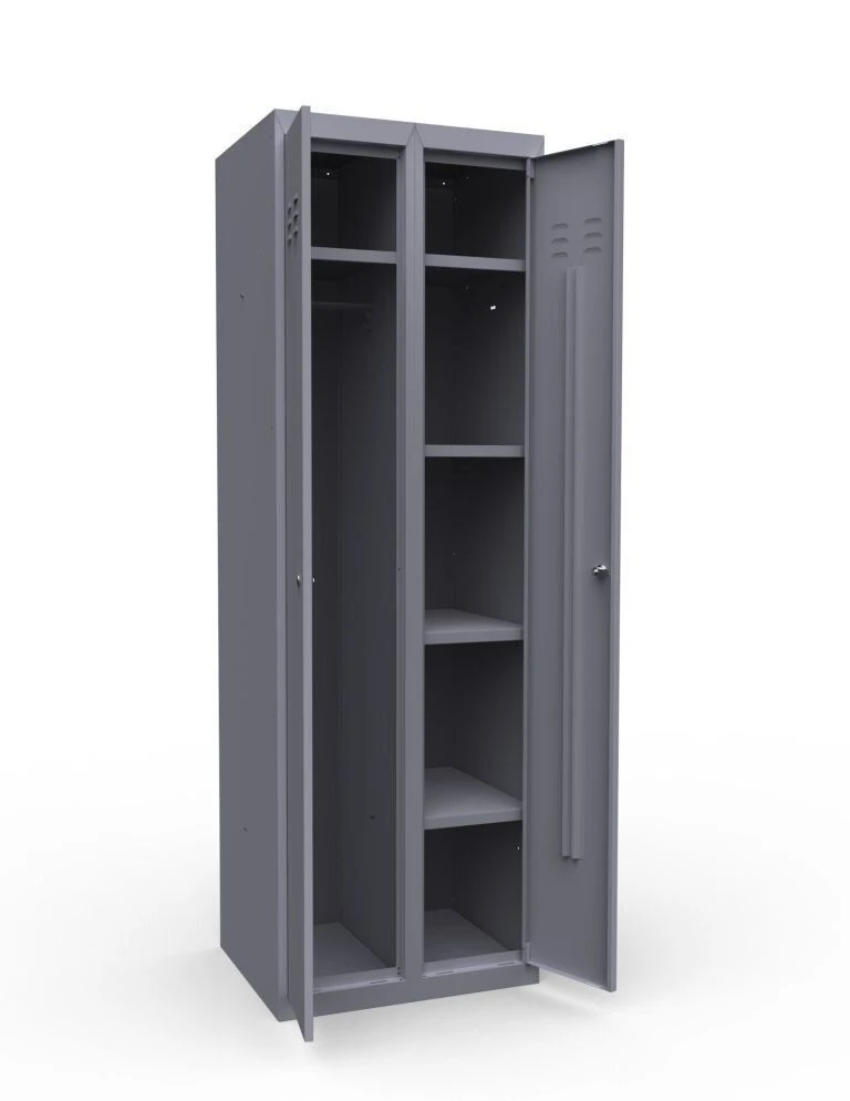 Two-Section Metal Clothing Cabinet SHRH-22 L800