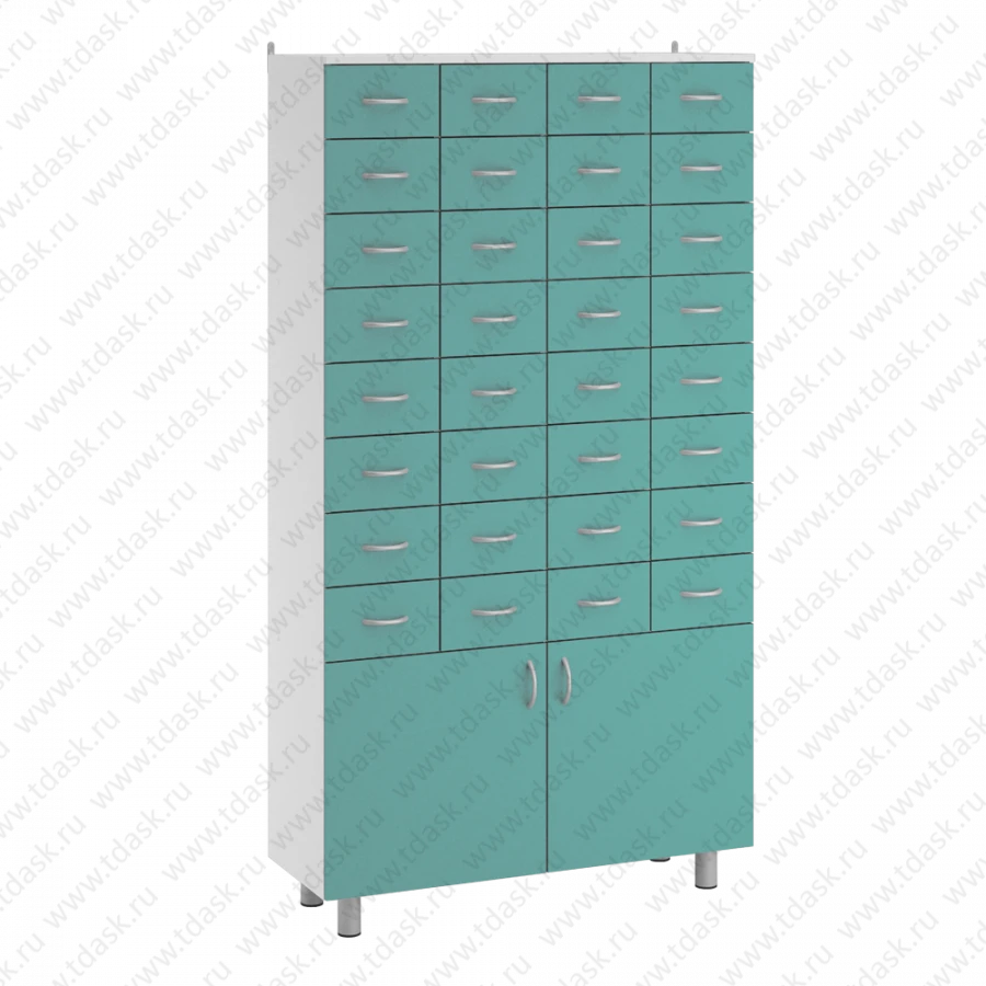Pharmacy Cabinet with 32 Pull-Out Drawers, Model SHA.02.02 (Mod.1)