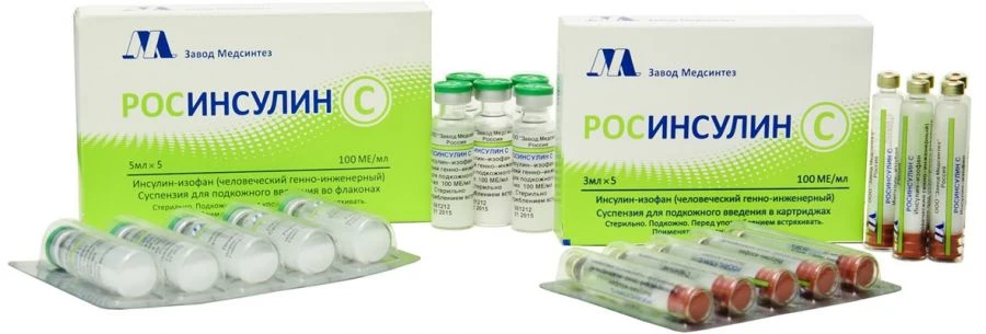 روسينسولين س 100 وحدة/مل كارتريدج مع قلم، 3 مل × 5