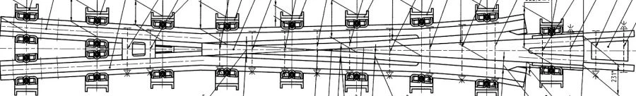 Crosspiece for Turnouts Type R65 Model 1/9 (Project MSZ.8418.03.000)