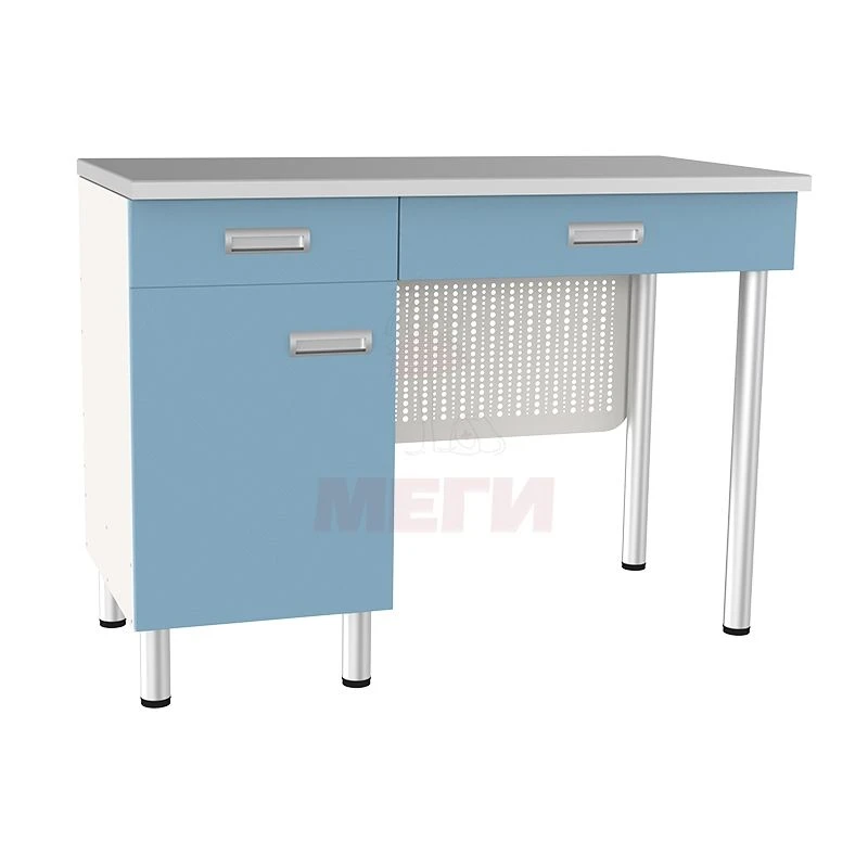 Laboratory Table SL-04-MSK with Drawer and Cabinet