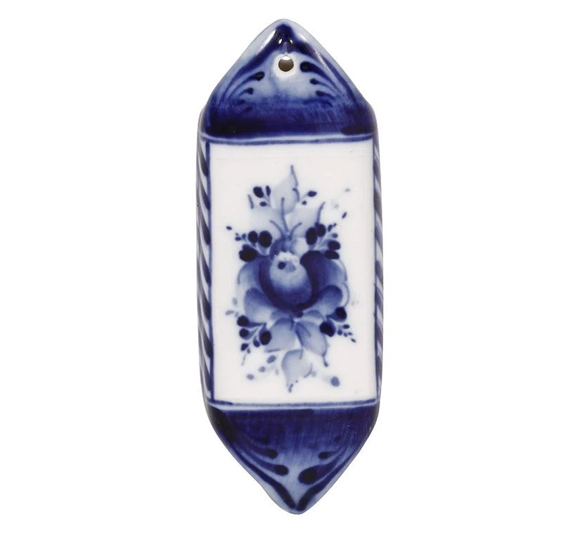 Porcelain Candy Christmas Ornament 30x18x90MM