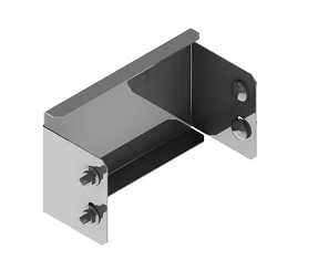 End cap ONL Z 000x00, with overall dimensions from 100x40 mm to 600x200 mm, thickness 1,2 mm, stainless steel grade A