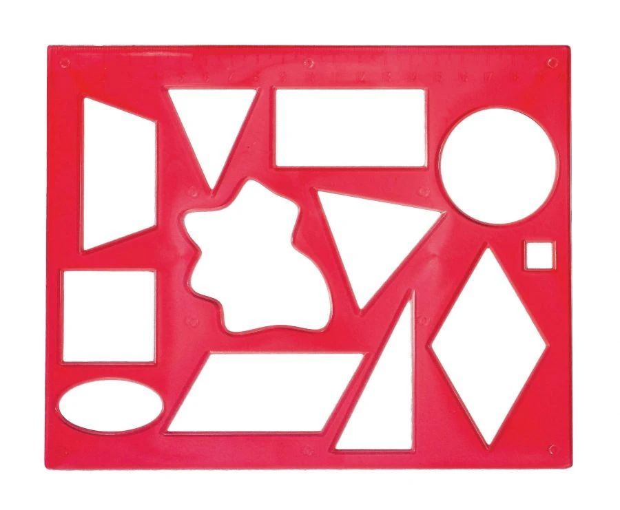 Geometric Shapes Stencil No. 2