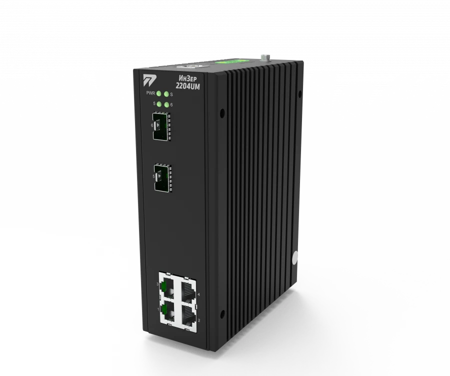 مفتاح صناعي مُدار من المستوى L2 لنقل البيانات - InZer-2204UM