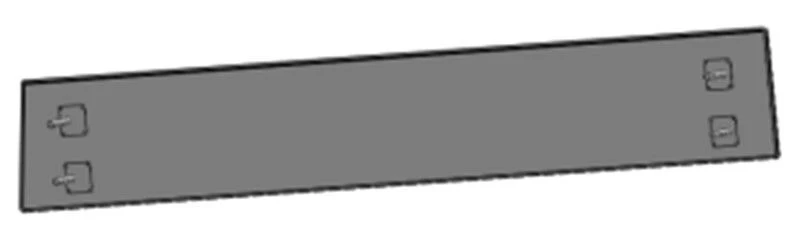 الدعامة اليسرى الخلفية S.21Р-10.30.240-001 لسيارات الترام