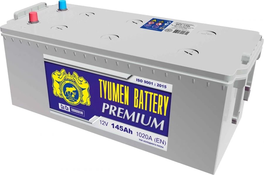 TYUMEN BATTERY 6ST-145LR PREMIUM lead rechargeable starter battery