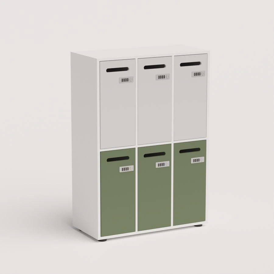 Personal Storage Cabinet with Individual Compartments, SH-1