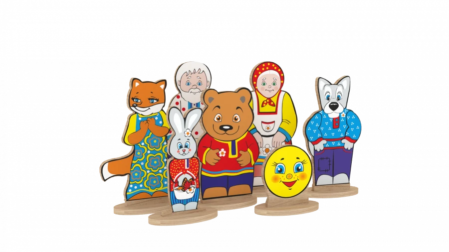 Fairy Tale Characters Set "Kolobok" (Art. N-20)