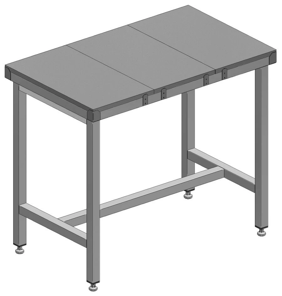 Open Butchery Table for Vegetable and Meat Processing 1200x700x900 mm