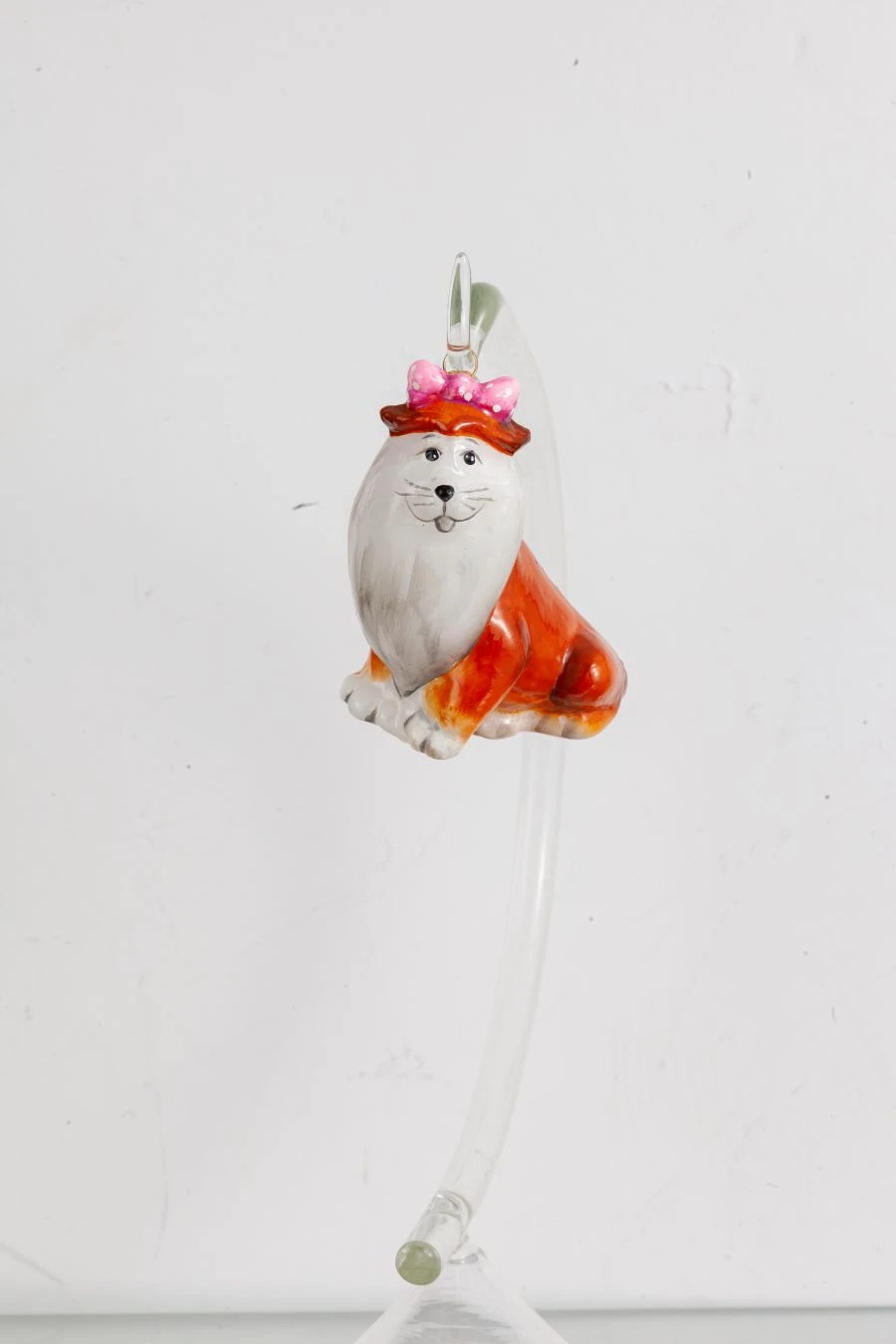 زينة شجرة عيد الميلاد الزجاجية "ماتيلدا" مصنوعة يدويًا