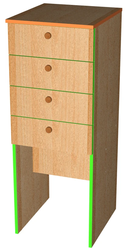 خزانة لتخزين نماذج المكتبة