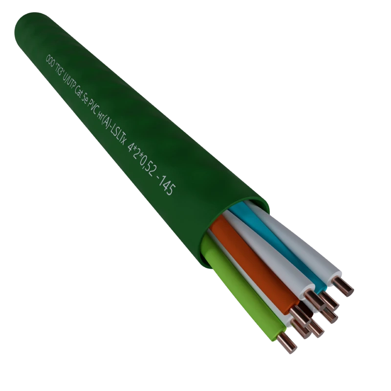 High-Frequency Twisted Pair Cable U/UTP Cat 5e PVC nG(A)-LSLTx 2x2x0.48