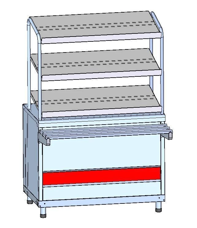 Hot Beverage Display Counter PGN-70KM-V-02