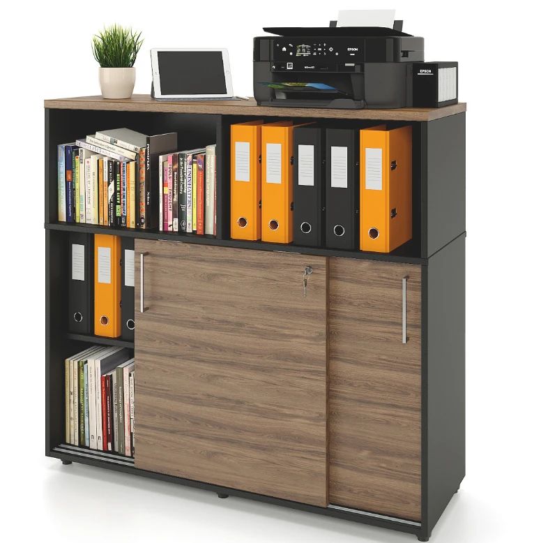 خزانة ZAMM مع 2 رفوف وأرجل قابلة للتعديل