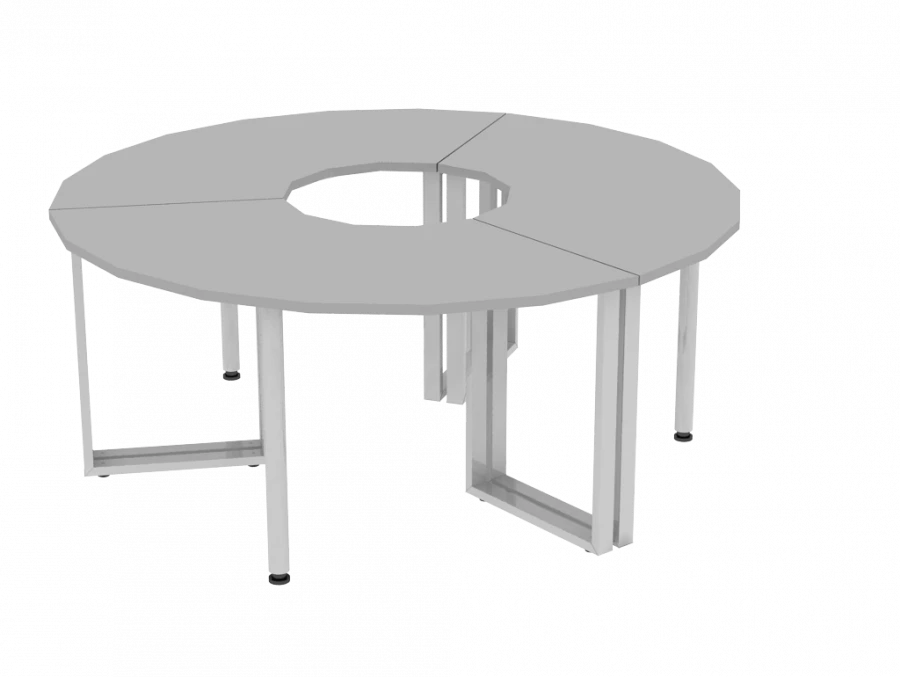 Round Modular Table 1800x760mm (D x H)