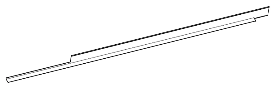 Right Rear Fiberglass Casing for Tram Cars - Model 71-412-04.16.21.274