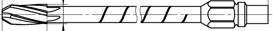مثاقب مرنة من 6.0 إلى 22.0 مم بخطوة 0.5 مم، المقال 511.XXX