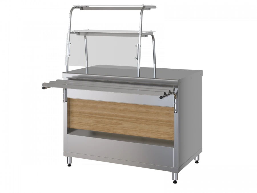 Neutral Display Counter with Shelf PNP11-01 (Decorative Front Panel)