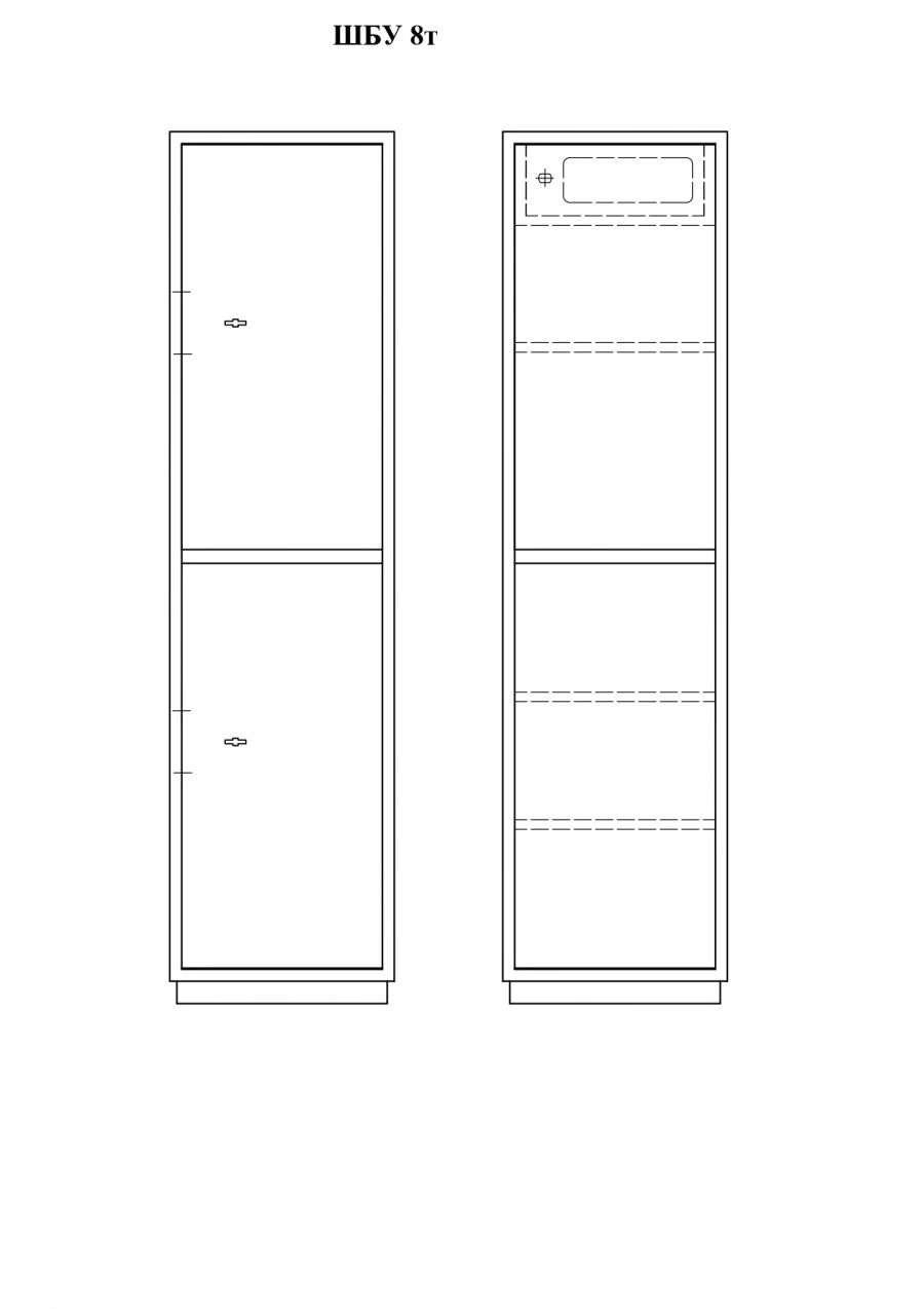 خزانة تخزين الوثائق للمحاسبة والوثائق الفنية - طراز SHBU 8T
